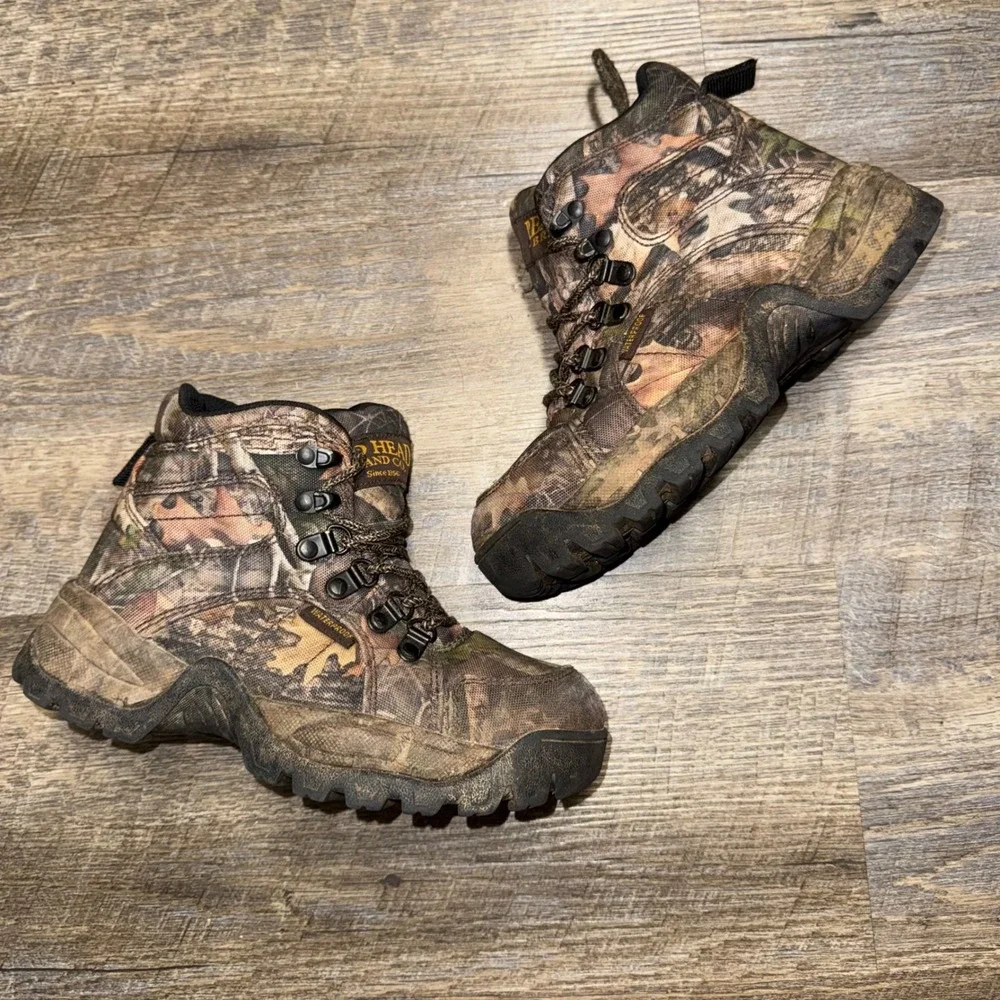 RedHead Waterproof Camo Hiking Boots True Timber Kanati 7705K-TTK Kids Size 3